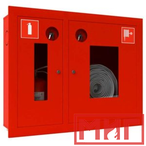 Фото 5 - Шкаф пожарный ШПКО-315 ВОК для пожарного крана и огнетушителя (Серия У).